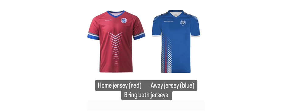 Home and Away Jersey's 